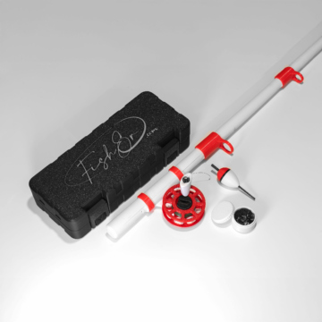 Travel Fishing Set with Reel & Rod - Black - Image 4