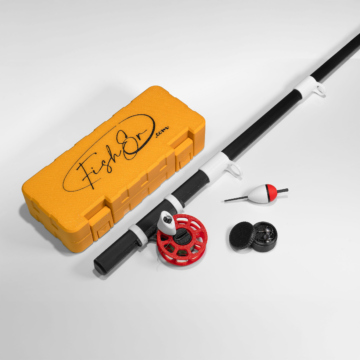 Travel Fishing Set with Reel & Rod - Orange - Image 2