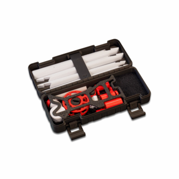 Travel Fishing Set with Reel & Rod - Black