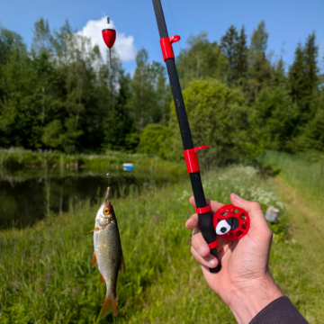 Travel Fishing Set with Reel & Rod - Green - Image 7