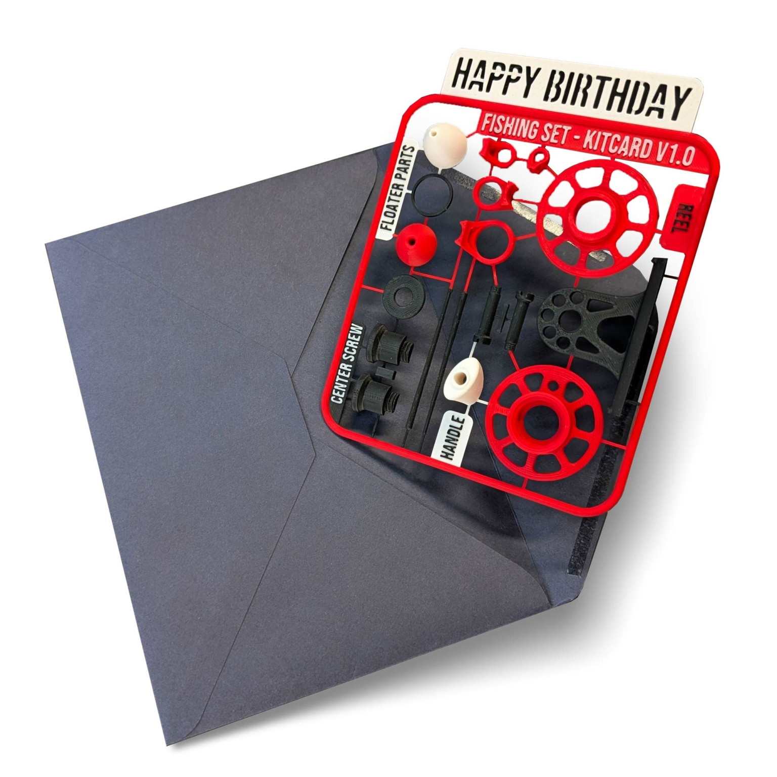 Fisherman's KitCard - Birthday card