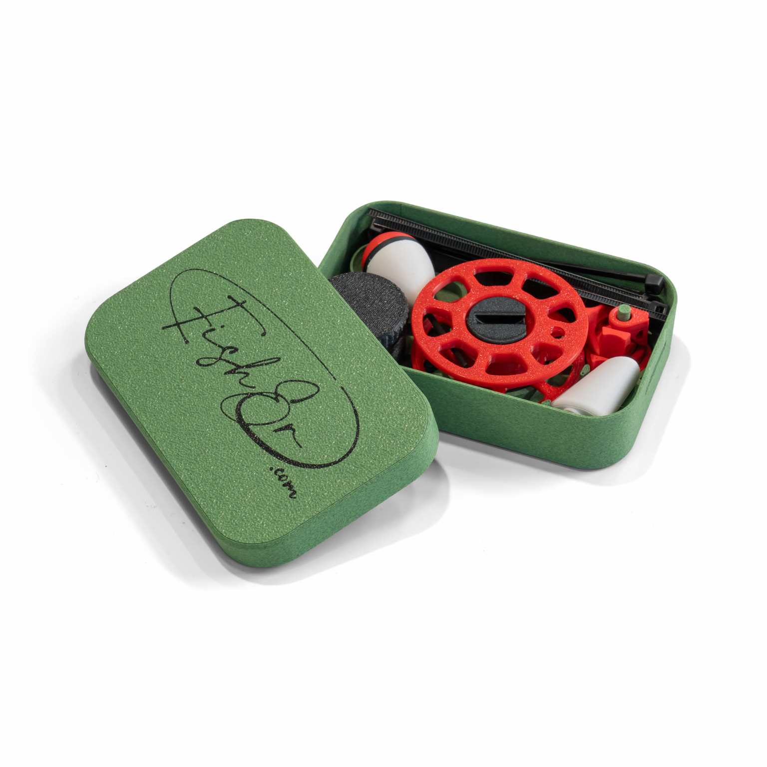 Mini Travel Fishing Set with Reel - Green