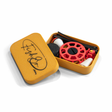 Mini Travel Fishing Set with Reel - Orange